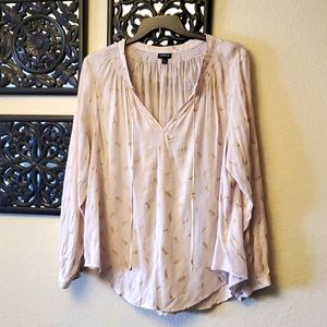 Torrid Gold Feather Blouse